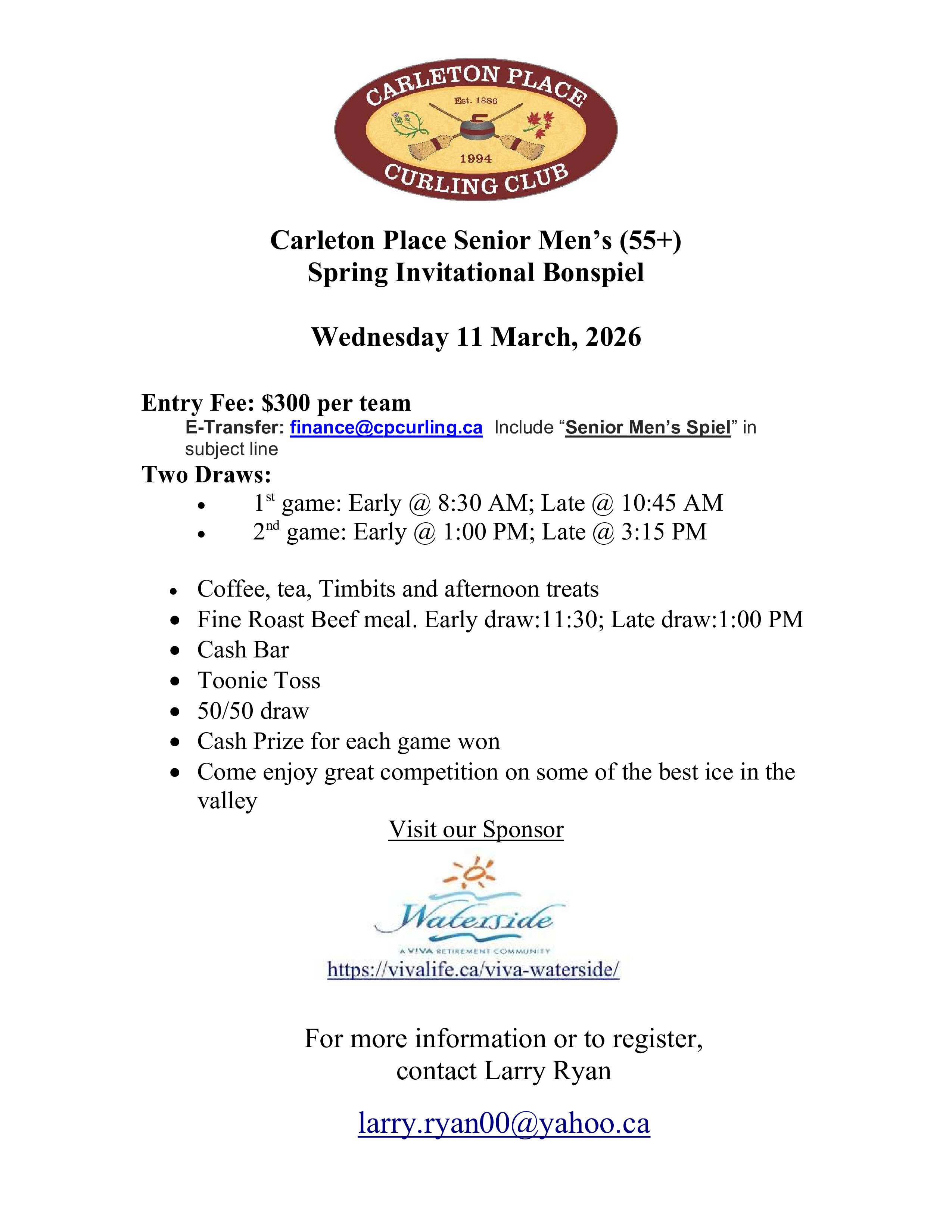 2026 Spring Spiel Poster